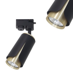 Reflektorek na szynę FLOWER BLACK GOLD TRACK 1xGU10 ML0263 Milagro