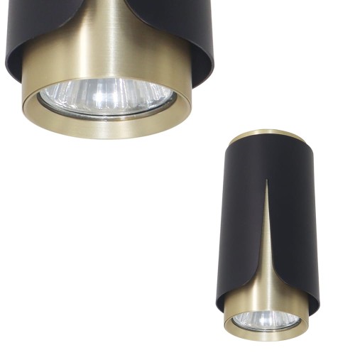 Spot FLOWER BLACK GOLD DOWNLIGHT 1xGU10 ML0262 Milagro