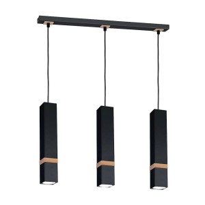 Lampa wisząca VIDAR BLACK 3xGU10 | MLP5404 Milagro