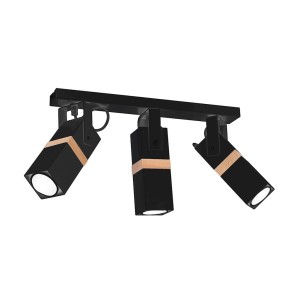 Lampa sufitowa VIDAR BLACK 3xGU10 | MLP5402 Milagro
