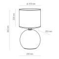 Lampka nocna PALLA kolor Szaro beżowy 5086 TK Lighting