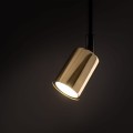 Lampa reflektor na szynę TRACER 1 obwodowy Czarny / złoty 4920 TK Lighting