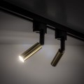 Lampa reflektor na szynę TRACER 1 obwodowy Czarny / złoty 6616 TK Lighting