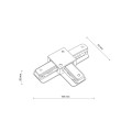 Łącznik T TRACER 1 obwodowy Biały 3518 TK Lighting