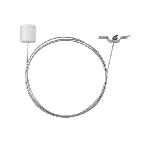 Zawiesie podwieszające do szyn TRACER 3 obwodowy Biały / chrom 5305 TK Lighting