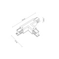 Łącznik T TRACER 3 obwodowy Biały 3556 TK Lighting