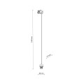 Lampa wisząca na szynę TRACER 3 obwodowy Czarny 6776 TK Lighting