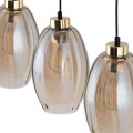 Lampa wisząca SEBO kolor Czarny / złoty 4635 TK Lighting