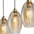 Lampa wisząca SEBO kolor Czarny / złoty 4635 TK Lighting