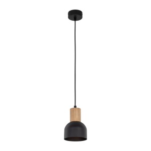 Lampa wisząca CAIRO kolor Czarny / jasne drewno 4894 TK Lighting