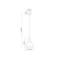 Lampa wisząca CAIRO kolor Czarny / jasne drewno 4894 TK Lighting