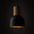 Lampa wisząca CAIRO kolor Czarny / jasne drewno 4894 TK Lighting