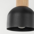 Lampa wisząca CAIRO kolor Czarny / jasne drewno 4895 TK Lighting
