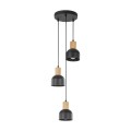 Lampa wisząca CAIRO kolor Czarny / jasne drewno 4895 TK Lighting