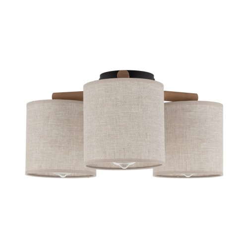 Lampa sufitowa DEVA kolor Czarny / jasne drewno 6865 TK Lighting