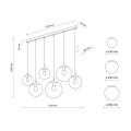 Lampa wisząca ESME kolor Czarny 4797 TK Lighting