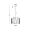 Lampa wisząca HARMONY kolor Czarny 4557 TK Lighting