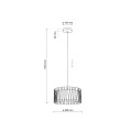 Lampa wisząca HARMONY kolor Czarny 4562 TK Lighting