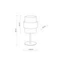 Lampka nocna CALISTO kolor Czarny 5893 TK Lighting