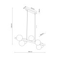 Lampa wisząca ESTERA kolor Beżowy/Sosna 5905 TK Lighting