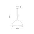 Lampa wisząca FARO kolor Brązowy 4509 TK Lighting