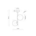 Lampa sufitowa ESTERA kolor Brązowy 4528 TK Lighting