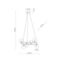 Lampa wisząca ANABELLE kolor Brązowy 6571 TK Lighting