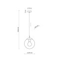 Lampa wisząca ESME kolor Czarny 3266 TK Lighting