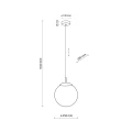 Lampa wisząca ESME kolor Czarny 5669 TK Lighting