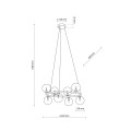 Lampa wisząca ANABELLE Czarny G9 MAX 6W 6844 TK Lighting