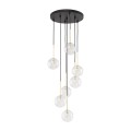 Lampa wisząca NILOS Czarny / złoty G9 MAX 6W 5362 TK Lighting