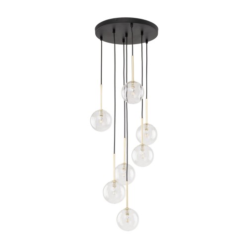 Lampa wisząca NILOS Czarny / złoty G9 MAX 6W 5362 TK Lighting
