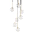 Lampa wisząca NILOS Czarny / złoty G9 MAX 6W 5362 TK Lighting