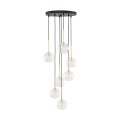 Lampa wisząca NILOS Czarny / złoty G9 MAX 6W 5362 TK Lighting