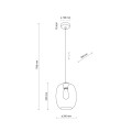 Lampa wisząca ELIO Czarny E27 MAX 15W LED 5971 TK Lighting