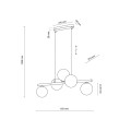 Lampa wisząca ESTERA Brąz G9 MAX 6W 6105 TK Lighting