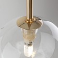 Lampa wisząca NILOS Czarny / złoty G9 MAX 6W 5941 TK Lighting
