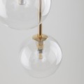 Lampa wisząca NILOS Czarny / złoty G9 MAX 6W 5942 TK Lighting