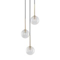 Lampa wisząca NILOS Czarny / złoty G9 MAX 6W 5942 TK Lighting