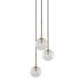 Lampa wisząca NILOS Czarny / złoty G9 MAX 6W 5942 TK Lighting