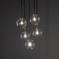 Lampa wisząca NILOS Czarny / złoty G9 MAX 6W 5943 TK Lighting
