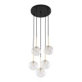 Lampa wisząca NILOS Czarny / złoty G9 MAX 6W 5943 TK Lighting