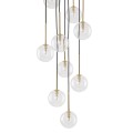 Lampa wisząca NILOS Czarny / złoty G9 MAX 6W 5944 TK Lighting