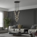 Lampa wisząca NILOS Czarny / złoty G9 MAX 6W 5945 TK Lighting
