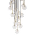 Lampa wisząca NILOS Czarny / złoty G9 MAX 6W 5945 TK Lighting