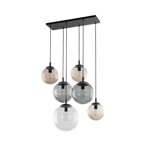 Lampa wisząca ESME Czarny E27 MAX 15W LED 4819 TK Lighting