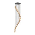 Lampa wisząca AURORA Czarny / złoty G9 MAX 6W 6023 TK Lighting