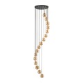 Lampa wisząca AURORA Czarny / złoty G9 MAX 6W 6023 TK Lighting