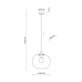 Lampa wisząca VIBE Czarny E27 MAX 15W LED 4818 TK Lighting