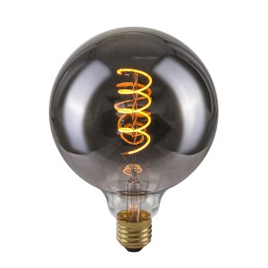 Żarówka E27 4W 2200K G125 Spiral Smoke 801553 G125 ITALUX